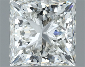 Picture of Natural Diamond 1.00 Carats, Princess with  Cut, H Color, VS1 Clarity and Certified by IGI