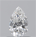 Natural Diamond 0.51 Carats, Pear with  Cut, F Color, VS2 Clarity and Certified by GIA