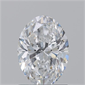 Natural Diamond 1.21 Carats, Oval with  Cut, D Color, SI2 Clarity and Certified by GIA