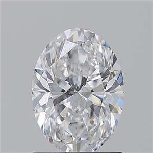 Picture of Natural Diamond 1.21 Carats, Oval with  Cut, D Color, SI2 Clarity and Certified by GIA