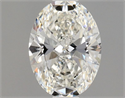 Natural Diamond 0.50 Carats, Oval with  Cut, G Color, VS2 Clarity and Certified by GIA