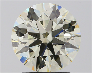 Picture of Natural Diamond 2.13 Carats, Round with Excellent Cut, J Color, SI1 Clarity and Certified by IGI