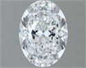 Natural Diamond 1.01 Carats, Oval with  Cut, E Color, VVS1 Clarity and Certified by GIA