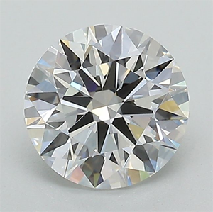 Picture of Lab Grown Diamond 1.32 Carats, Round with Ideal Cut, E Color, VS2 Clarity and Certified by IGI