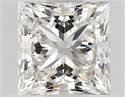 Diamante Natural 0.53 quilates, Princesa , Color I, claridad VVS1 y certificado GIA