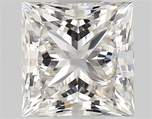 Foto Diamante Natural 0.53 quilates, Princesa , Color I, claridad VVS1 y certificado GIA de