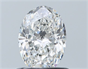 Diamante Natural 0.72 quilates, Ovalado , Color F, claridad IF y certificado GIA