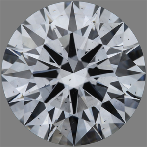 Picture of Lab Grown Diamond 1.62 Carats, Round with Ideal Cut, D Color, SI1 Clarity and Certified by IGI