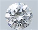 Diamante Natural 0.70 quilates, Redondo , Color G, claridad SI1 y certificado GIA