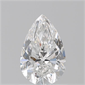 Natural Diamond 1.01 Carats, Pear with  Cut, F Color, SI2 Clarity and Certified by GIA