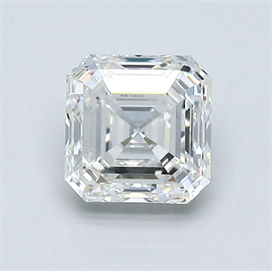 Picture of Natural Diamond 1.01 Carats, Asscher with  Cut, H Color, VS1 Clarity and Certified by GIA