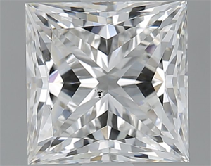 Foto Diamante Natural 1.51 quilates, Princesa , Color G, claridad VS2 y certificado GIA de