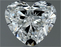 Natural Diamond 0.50 Carats, Heart with  Cut, G Color, SI1 Clarity and Certified by GIA