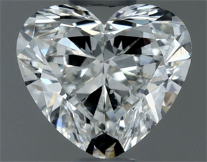 Picture of Natural Diamond 0.50 Carats, Heart with  Cut, G Color, SI1 Clarity and Certified by GIA