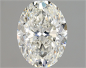 Natural Diamond 1.30 Carats, Oval with  Cut, G Color, VS1 Clarity and Certified by GIA