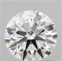 Lab Grown Diamond 0.81 Carats, Round with Ideal Cut, D Color, VS1 Clarity and Certified by IGI