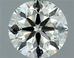 Picture of Natural Diamond 1.20 Carats, Round with Excellent Cut, K Color, VS2 Clarity and Certified by IGI