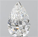 Natural Diamond 1.71 Carats, Pear with  Cut, E Color, SI2 Clarity and Certified by GIA