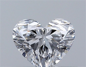 Picture of Natural Diamond 0.36 Carats, Heart with  Cut, D Color, VS2 Clarity and Certified by GIA