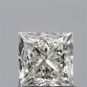Picture of Natural Diamond 0.71 Carats, Princess with  Cut, J Color, VS1 Clarity and Certified by GIA