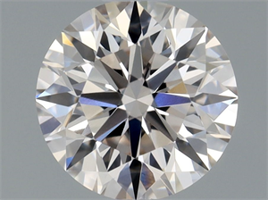 Picture of Natural Diamond 0.63 Carats, Round with Very Good Cut, J Color, VVS1 Clarity and Certified by GIA