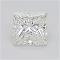 Diamante Natural 0.90 quilates, Princesa , Color J, claridad VS1 y certificado GIA