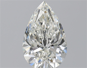 Picture of Natural Diamond 4.01 Carats, Pear with  Cut, I Color, VVS2 Clarity and Certified by GIA