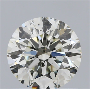 Picture of Natural Diamond 0.73 Carats, Round with Excellent Cut, K Color, SI2 Clarity and Certified by GIA