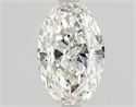 Natural Diamond 0.90 Carats, Oval with  Cut, F Color, VS1 Clarity and Certified by GIA