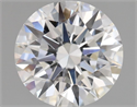 Natural Diamond 1.55 Carats, Round with Excellent Cut, F Color, FL Clarity and Certified by GIA