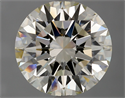 Diamante Natural 3.42 quilates, Redondo , Color K, claridad VVS2 y certificado GIA
