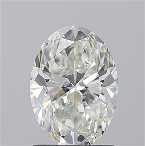 Picture of Natural Diamond 1.50 Carats, Oval with  Cut, H Color, VVS2 Clarity and Certified by GIA