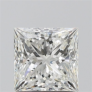 Picture of Natural Diamond 1.21 Carats, Princess with  Cut, I Color, VVS1 Clarity and Certified by GIA
