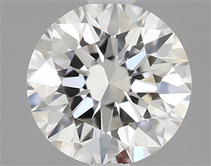 Picture of Natural Diamond 0.40 Carats, Round with Excellent Cut, G Color, IF Clarity and Certified by GIA