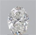 Natural Diamond 1.20 Carats, Oval with  Cut, F Color, SI2 Clarity and Certified by GIA