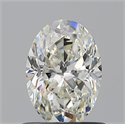 Diamante Natural 0.71 quilates, Ovalado , Color J, claridad VVS2 y certificado GIA
