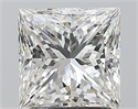 Natural Diamond 2.01 Carats, Princess with  Cut, G Color, VS1 Clarity and Certified by GIA