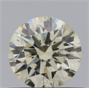 Natural Diamond 0.45 Carats, Round with Excellent Cut, N Color, SI2 Clarity and Certified by IGI