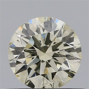Picture of Natural Diamond 0.45 Carats, Round with Excellent Cut, N Color, SI2 Clarity and Certified by IGI