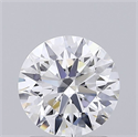 Lab Grown Diamond 1.52 Carats, Round with Ideal Cut, D Color, VS1 Clarity and Certified by IGI