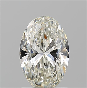 Picture of Natural Diamond 1.21 Carats, Oval with  Cut, J Color, VVS2 Clarity and Certified by GIA