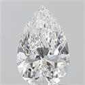 Natural Diamond 1.01 Carats, Pear with  Cut, E Color, SI2 Clarity and Certified by GIA