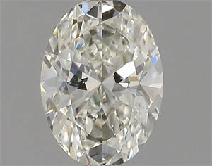 Picture of Natural Diamond 0.51 Carats, Oval with  Cut, J Color, VVS2 Clarity and Certified by GIA