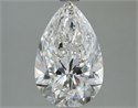 Natural Diamond 2.01 Carats, Pear with  Cut, H Color, VS2 Clarity and Certified by IGI