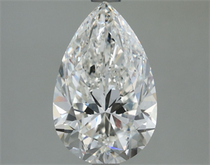 Picture of Natural Diamond 2.01 Carats, Pear with  Cut, H Color, VS2 Clarity and Certified by IGI