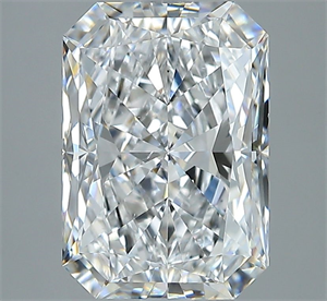 Foto Diamante Natural 3.01 quilates, Radiante , Color D, claridad VS2 y certificado GIA de