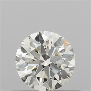 Picture of Natural Diamond 0.44 Carats, Round with Excellent Cut, K Color, VVS1 Clarity and Certified by IGI