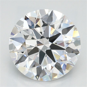 Picture of Lab Grown Diamond 2.30 Carats, Round with Ideal Cut, D Color, IF Clarity and Certified by IGI