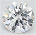 Lab Grown Diamond 3.51 Carats, Round with Ideal Cut, D Color, IF Clarity and Certified by IGI