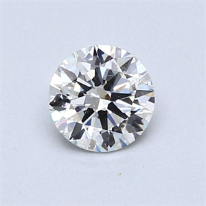 Foto Diamante Natural 0.60 quilates, Redondo , Color H, claridad SI1 y certificado GIA de